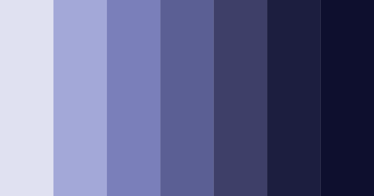 Download deep space blue color palette PNG image (landscape)