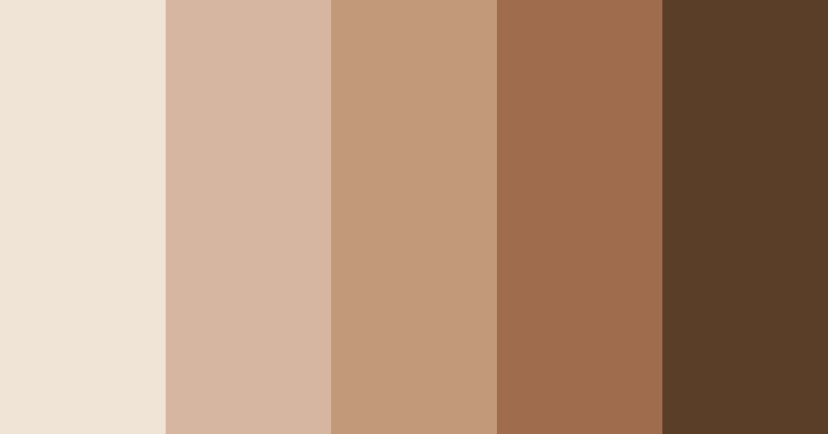 Download timeless earthtones color palette PNG image (landscape)
