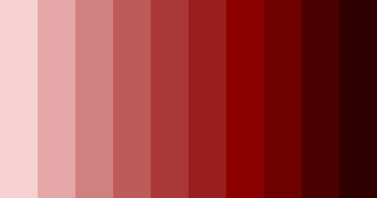 Download shades of red wine color palette PNG image (landscape)
