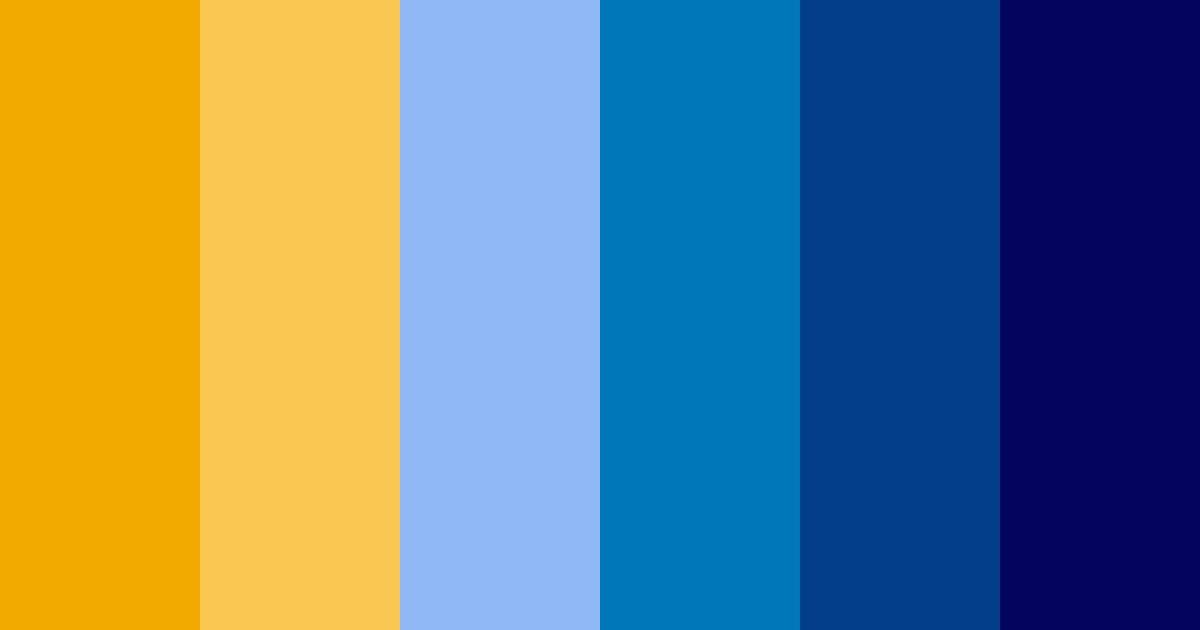 Download blue sunset color palette PNG image (landscape)