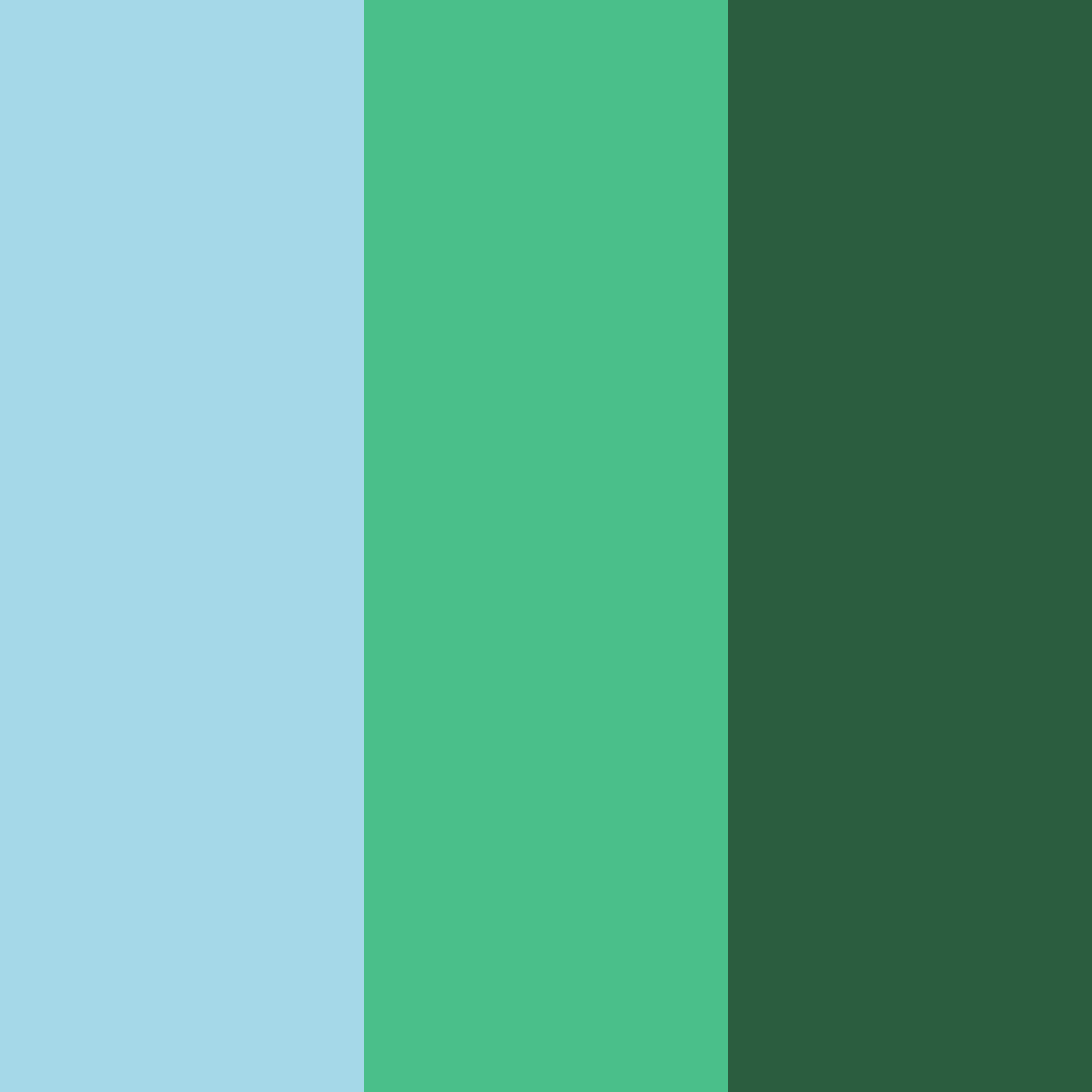 Download navy green dream color palette PNG image (square)
