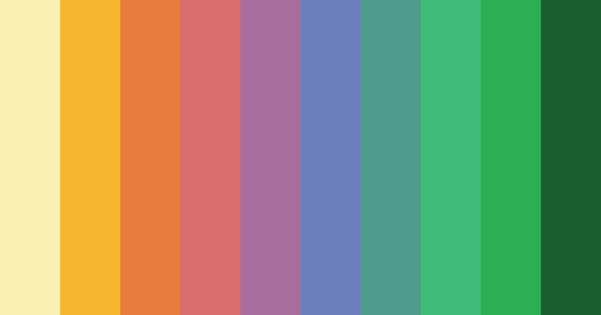 Download harmony in hue color palette PNG image (landscape)