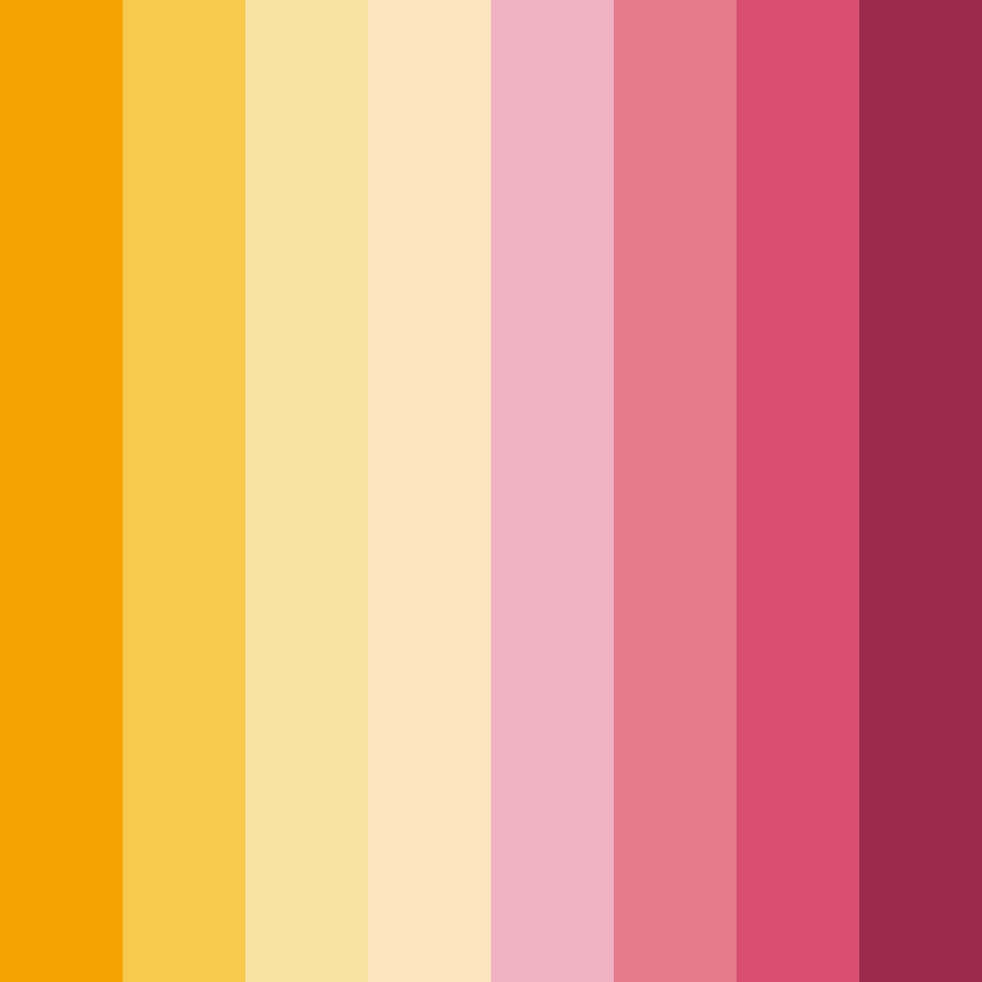 Download golden dandy color palette PNG image (square)
