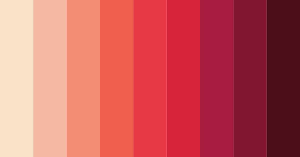 Download crimson sunset color palette PNG image (landscape)