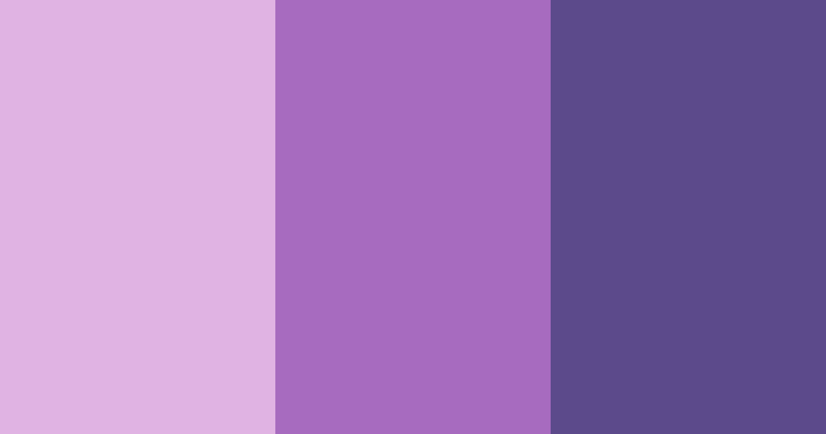 Download lavender dreams color palette PNG image (landscape)