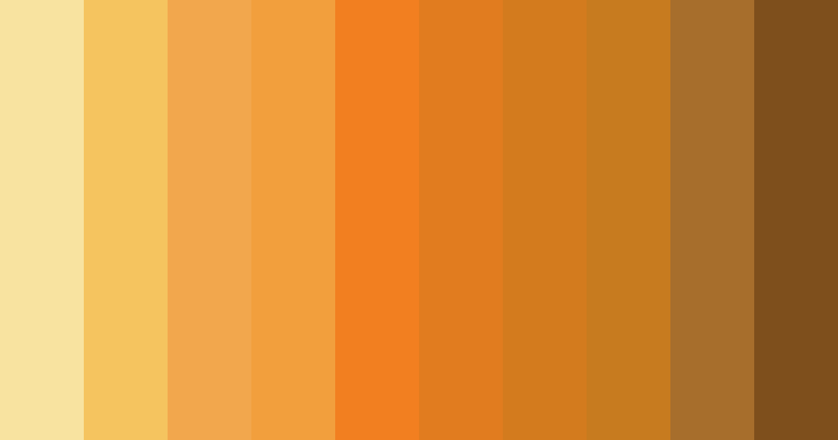Download saffron sunset color palette PNG image (landscape)