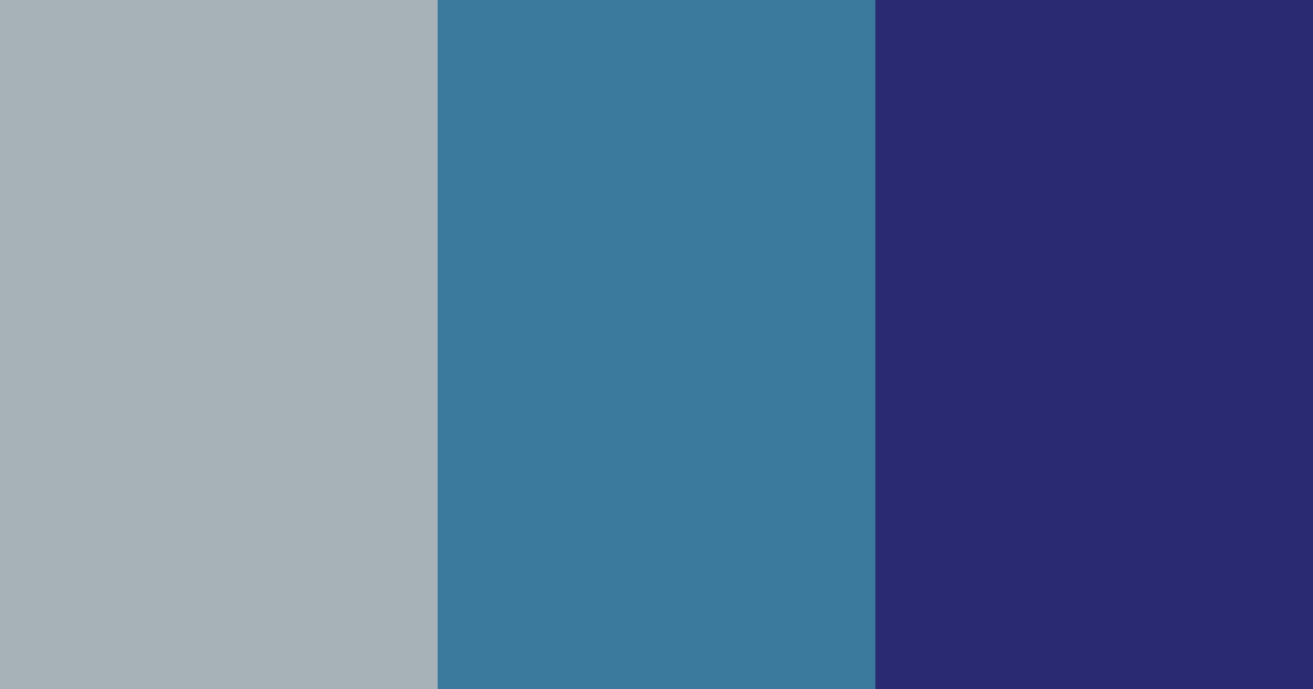 Download blue space color palette PNG image (landscape)