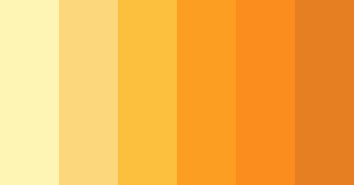 Download sunset citrus color palette PNG image (landscape)