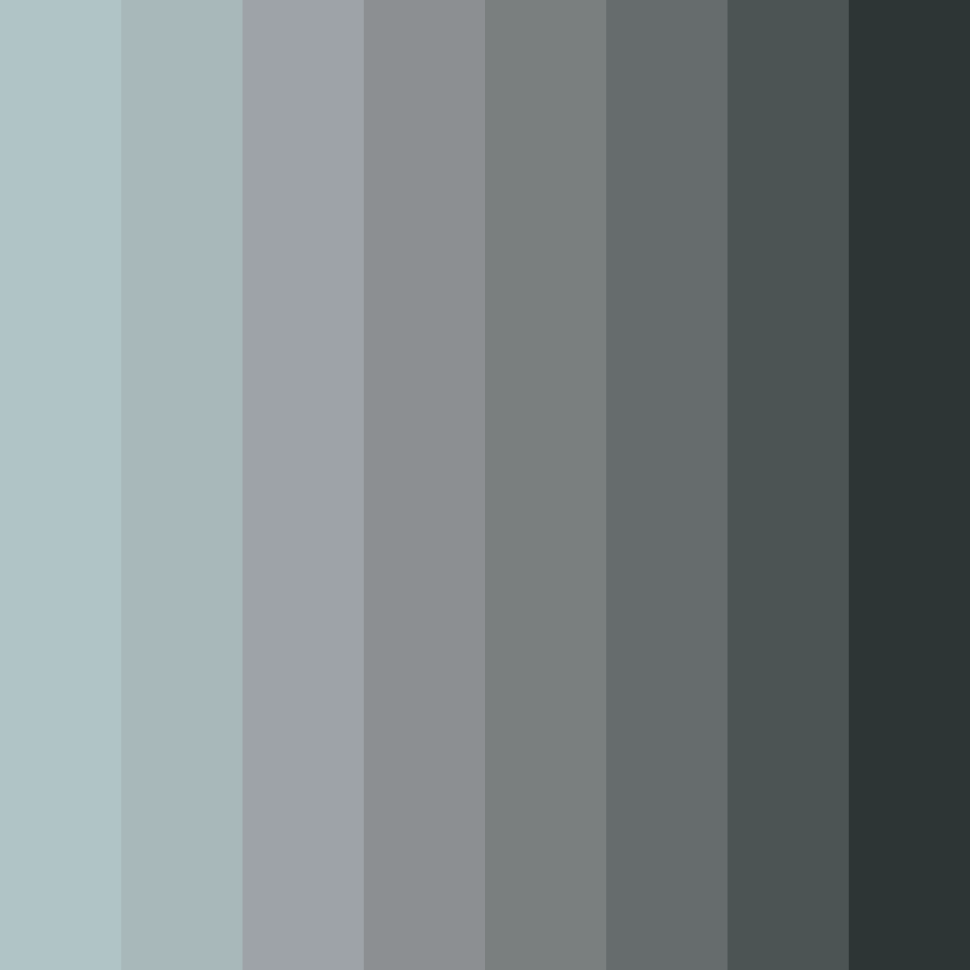 Download serene shadows color palette PNG image (square)