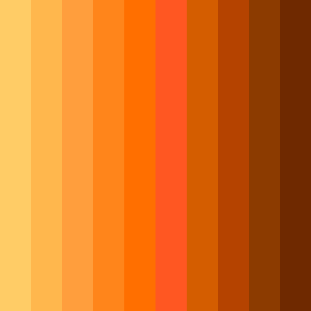Download citrus sunset color palette PNG image (square)