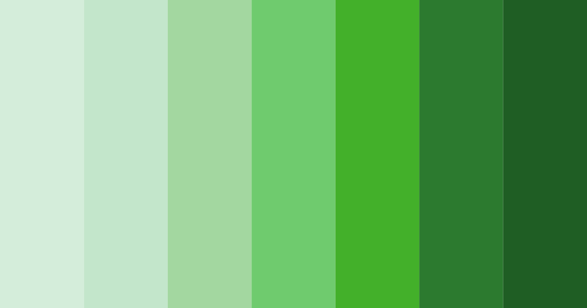 Download shades of verde color palette PNG image (landscape)