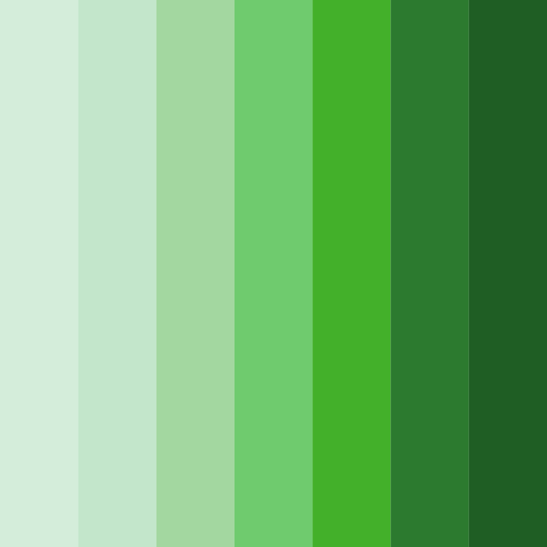 Download shades of verde color palette PNG image (square)