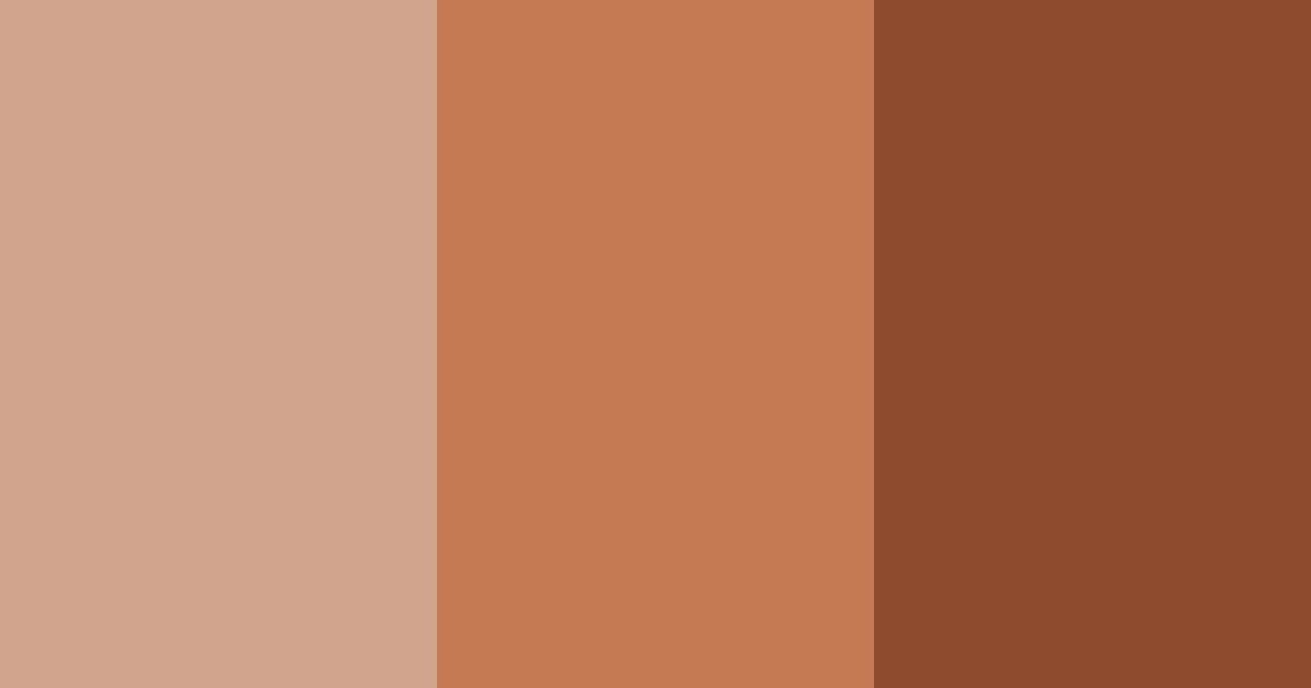Download earthy brown color palette PNG image (landscape)