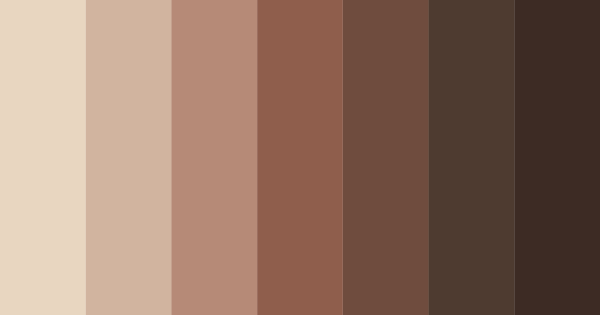 Download café mocha bliss color palette PNG image (landscape)