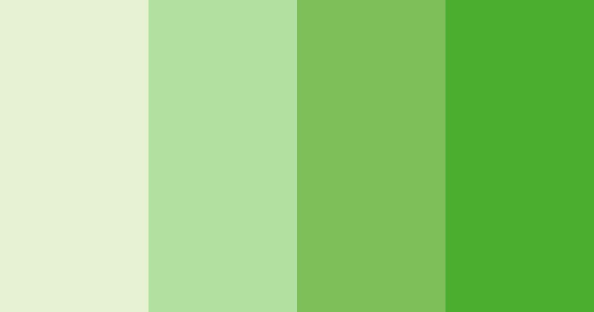 Download green nopal color palette PNG image (landscape)