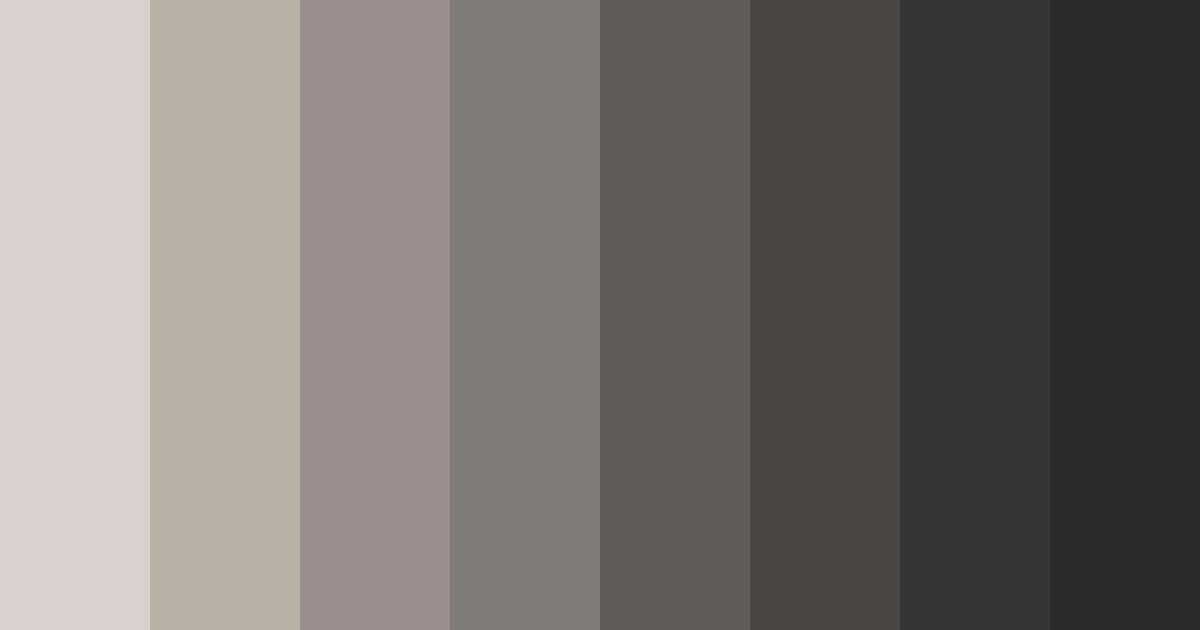 Download gray elegance color palette PNG image (landscape)