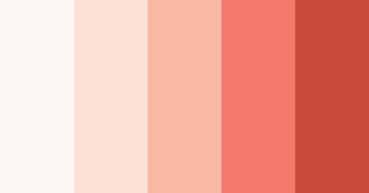 Download soft coral color palette PNG image (landscape)
