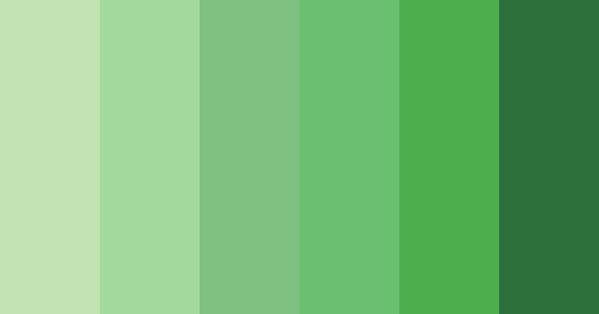Download verdant harmony color palette PNG image (landscape)
