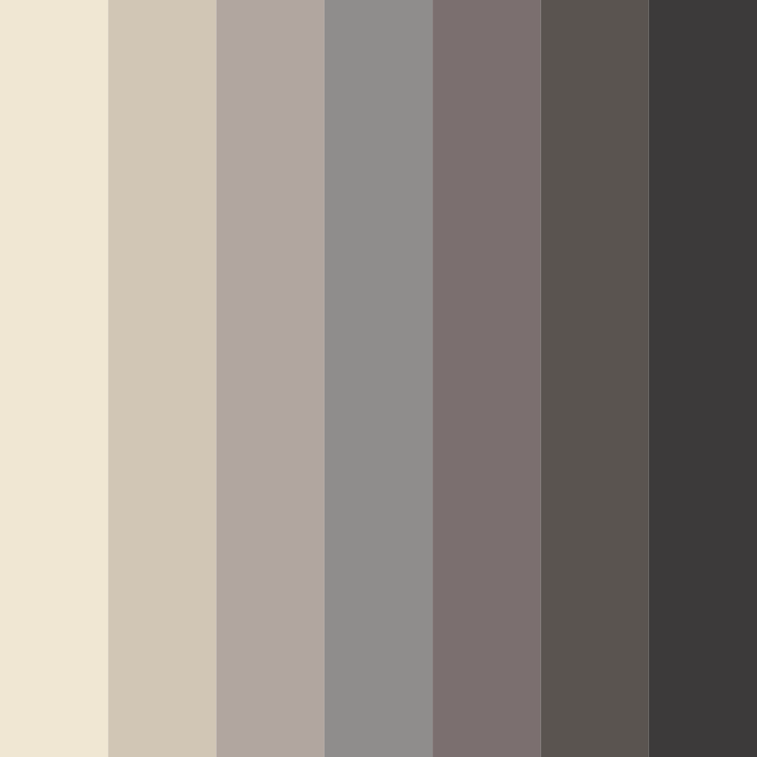 Download brown tones color palette PNG image (square)