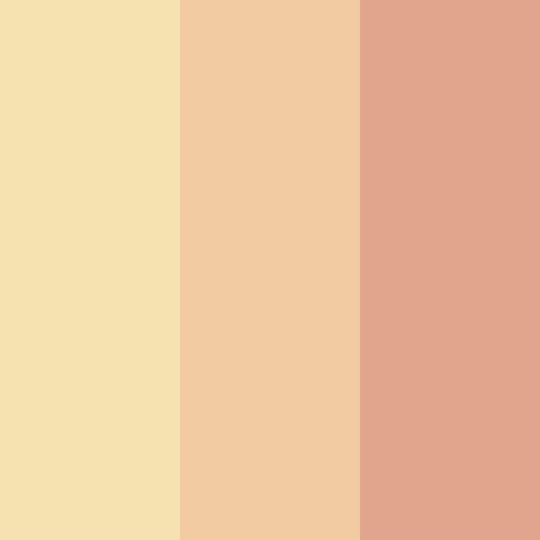 Download peach blossom dream color palette PNG image (square)