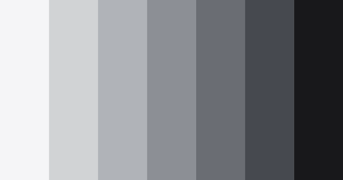 Download dark charcoal color palette PNG image (landscape)