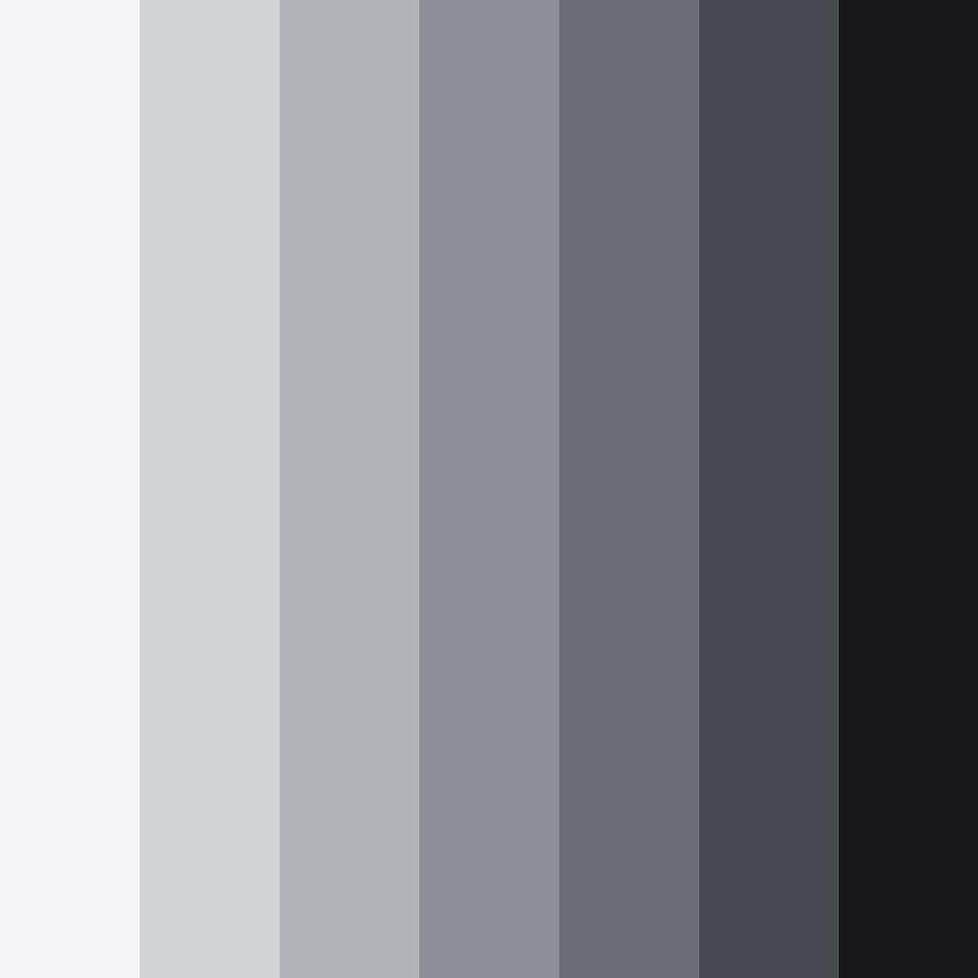 Download dark charcoal color palette PNG image (square)