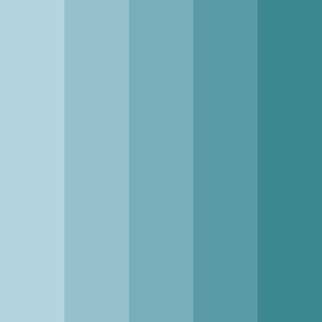 Download oceanic serenity color palette PNG image (square)