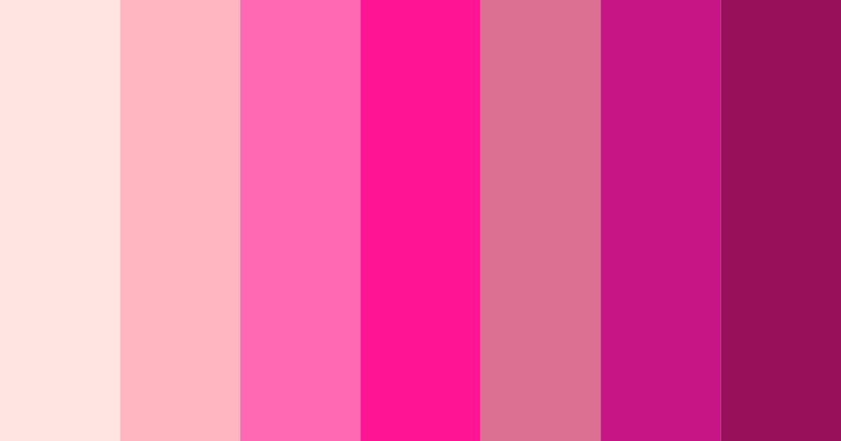 Download shades of light pink color palette PNG image (landscape)