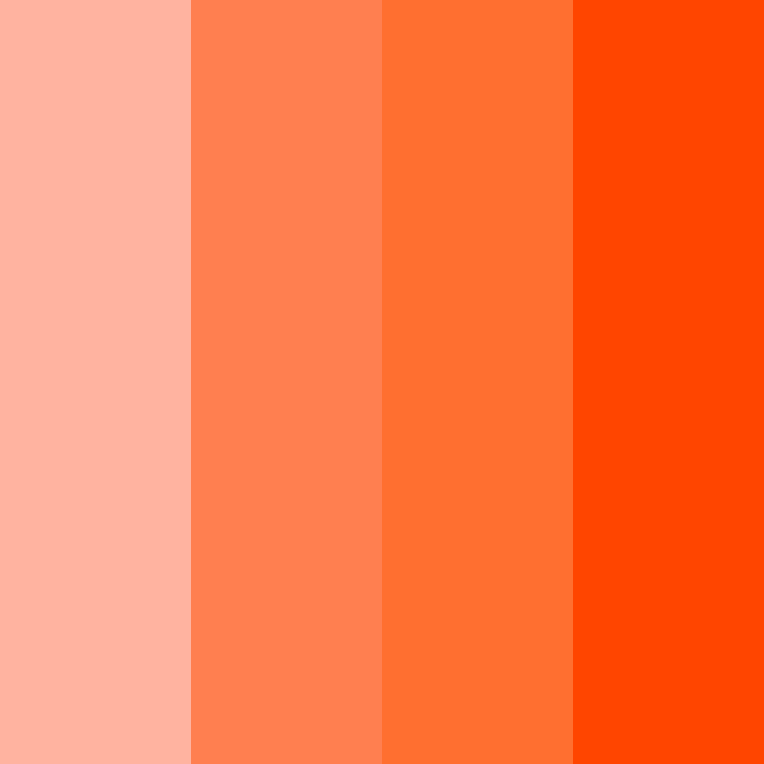 Download fiery sunset color palette PNG image (square)