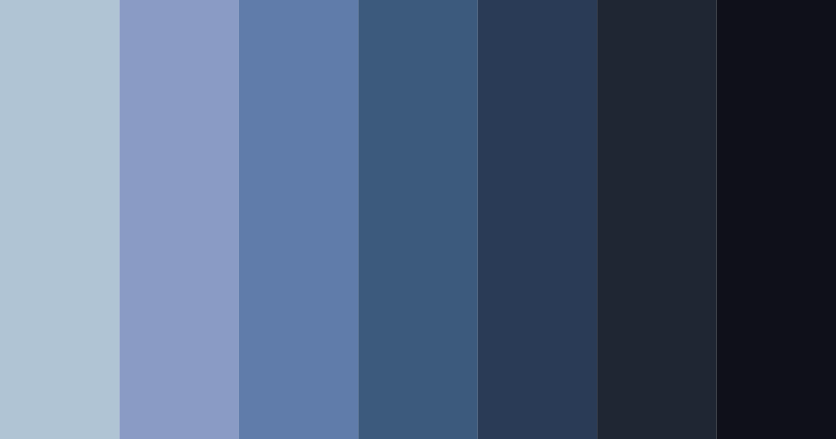 Download twilight serenity color palette PNG image (landscape)