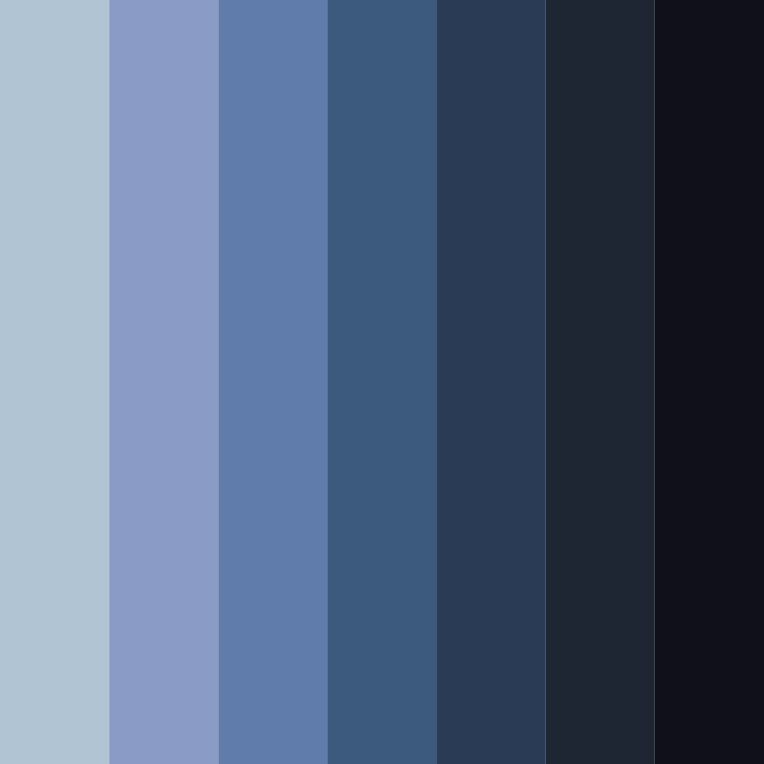 Download twilight serenity color palette PNG image (square)