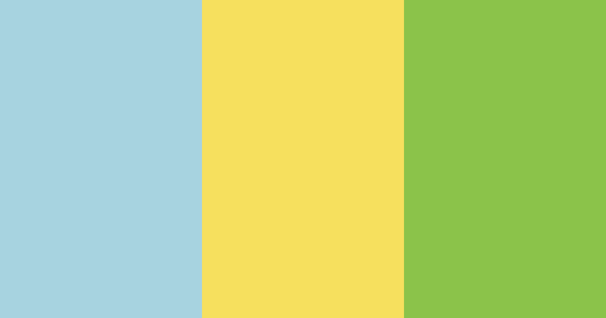 Download light blue green color palette PNG image (landscape)