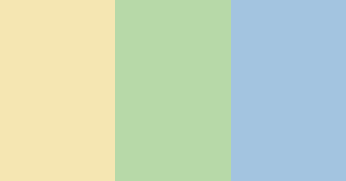 Download creamy green bliss color palette PNG image (landscape)