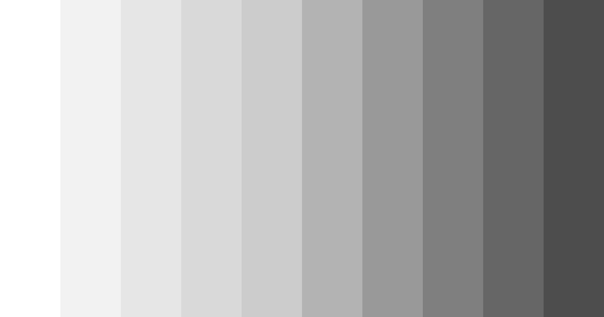 Download shades of white color palette PNG image (landscape)