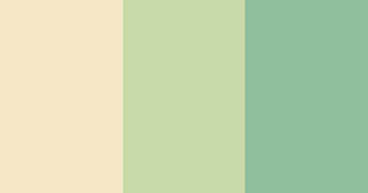 Download creamy green serenity color palette PNG image (landscape)