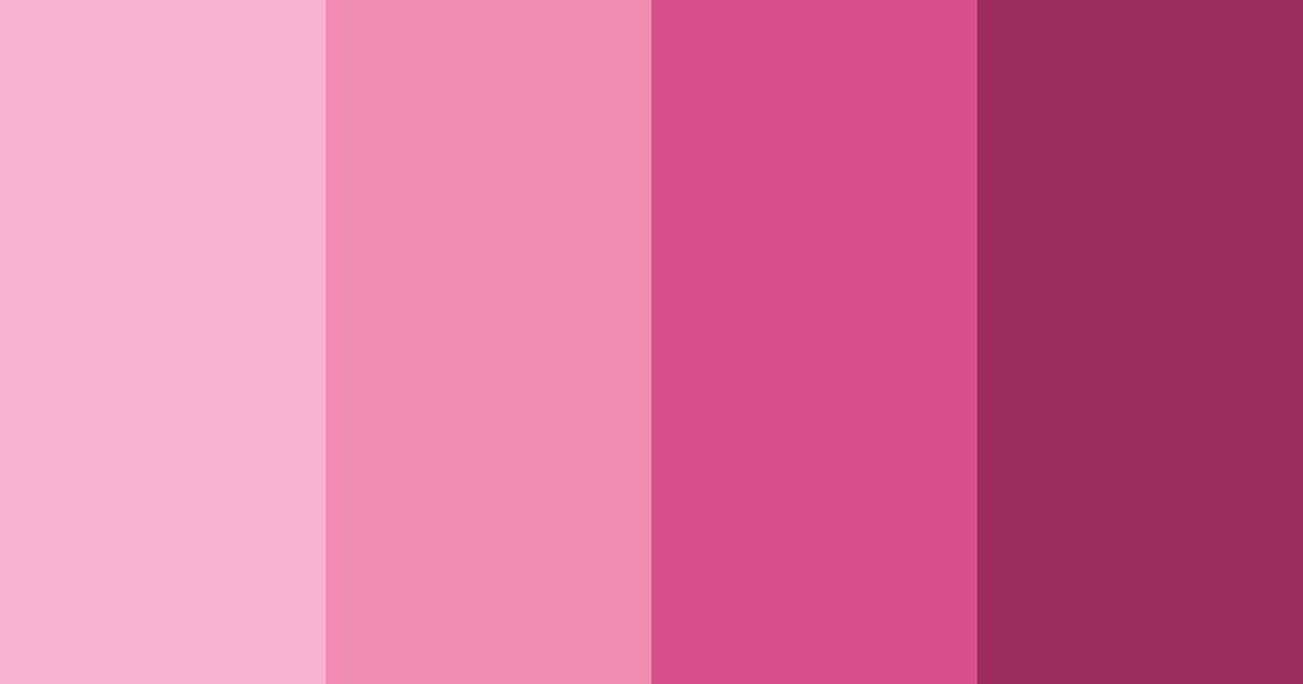 Download blushing bouquet color palette PNG image (landscape)