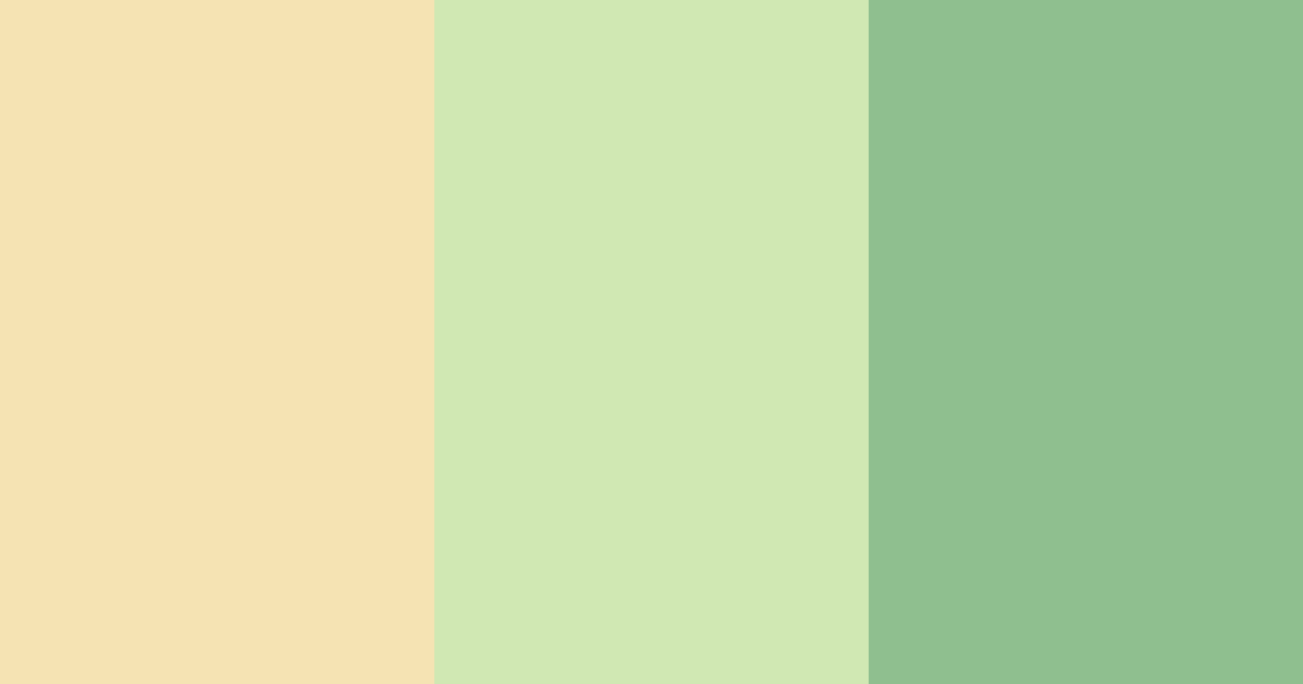 Download creamy green serenity color palette PNG image (landscape)