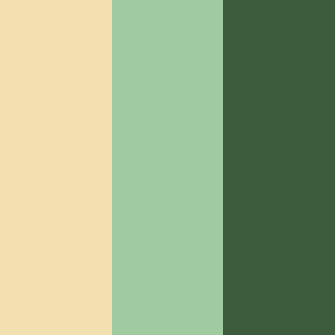 Download serene gold and cream color palette PNG image (square)
