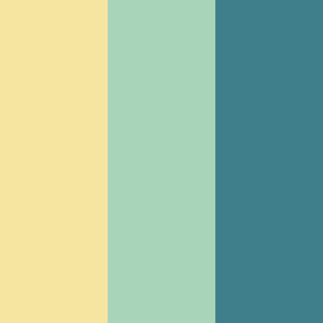 Download creamy green serenity color palette PNG image (square)