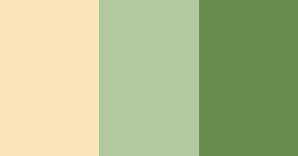Download creamy green color palette PNG image (landscape)