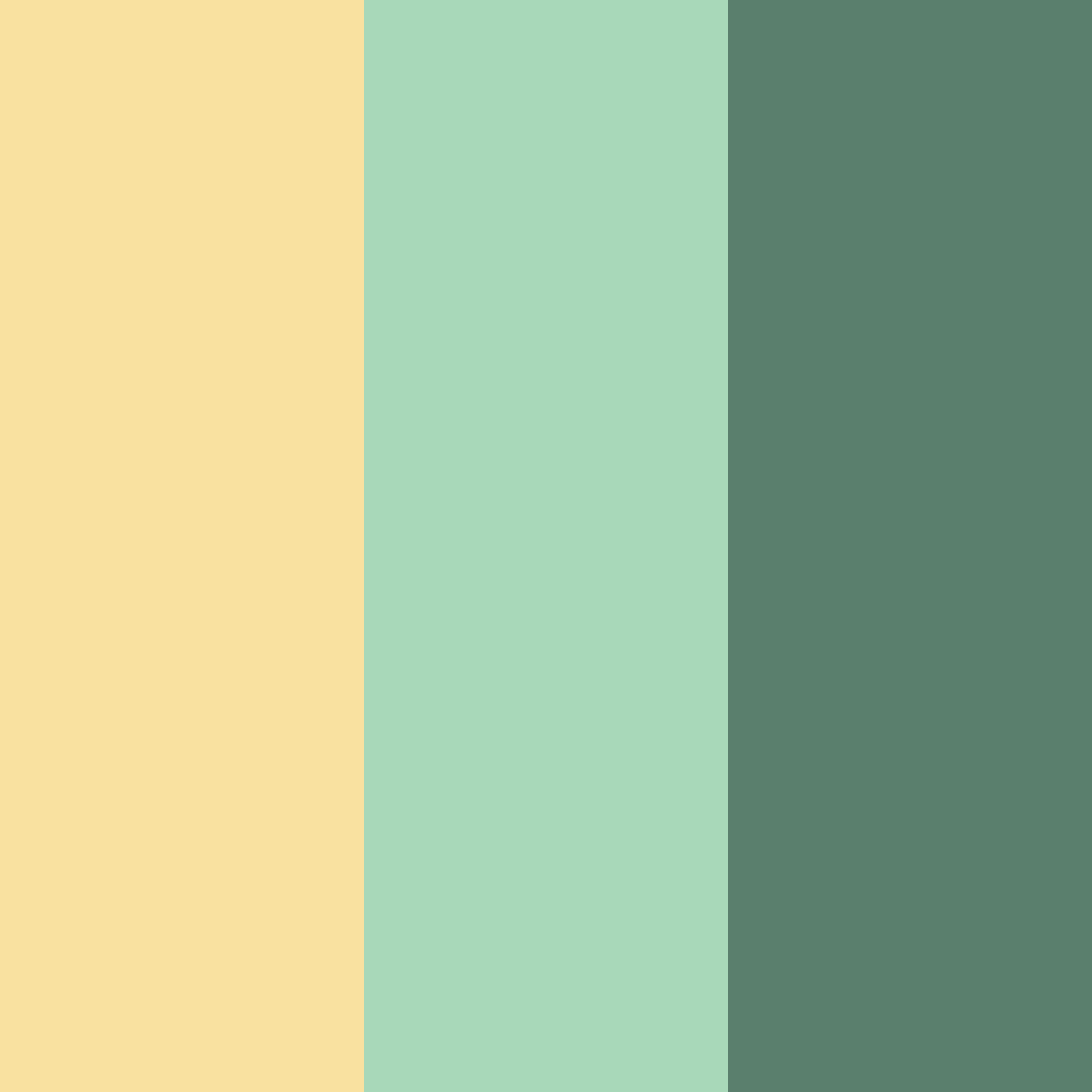 Download light gold green color palette PNG image (square)