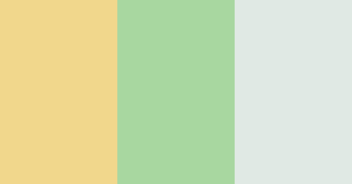 Download serene gold and green color palette PNG image (landscape)