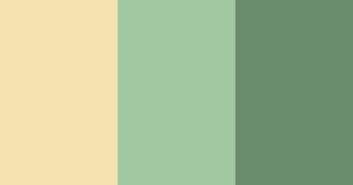 Download creamy green serenity color palette PNG image (landscape)
