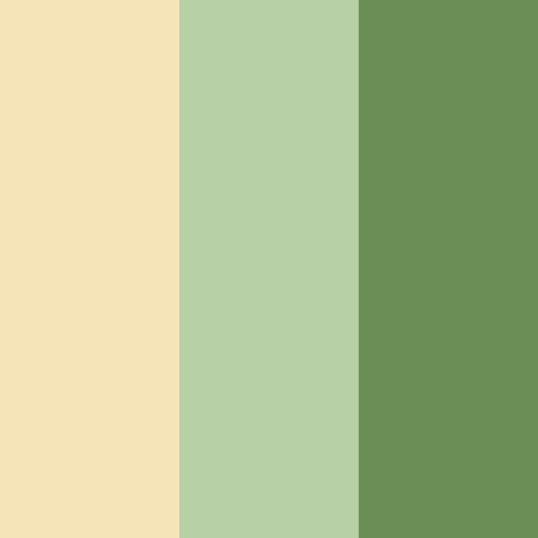 Download serene gold cream color palette PNG image (square)