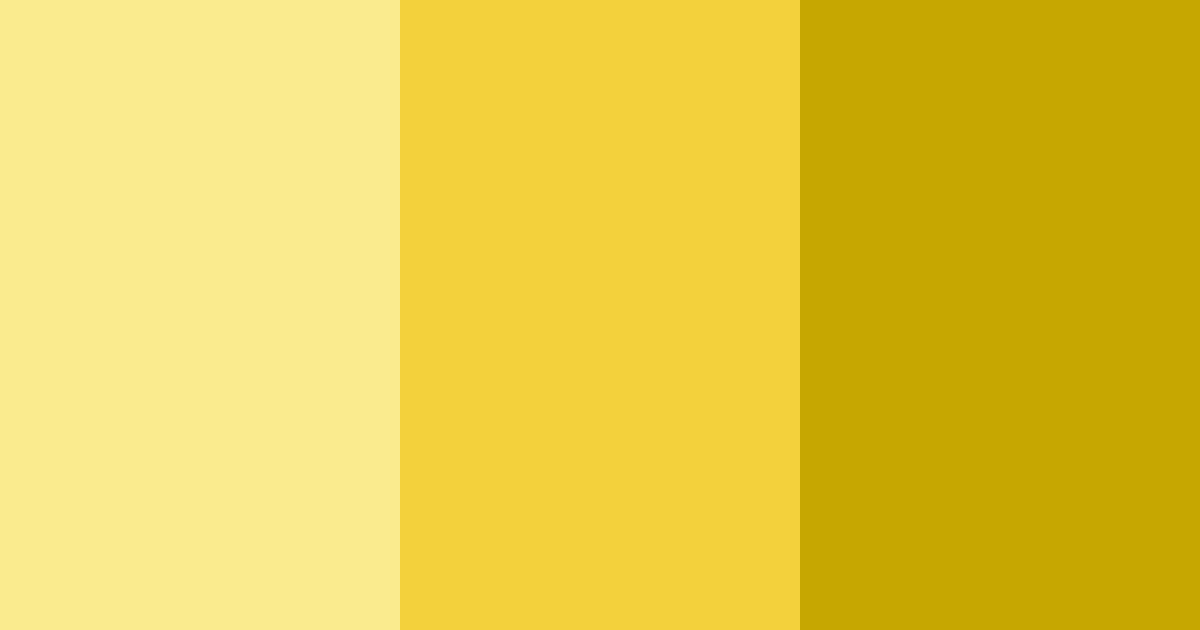 Download lemon yellow color palette PNG image (landscape)