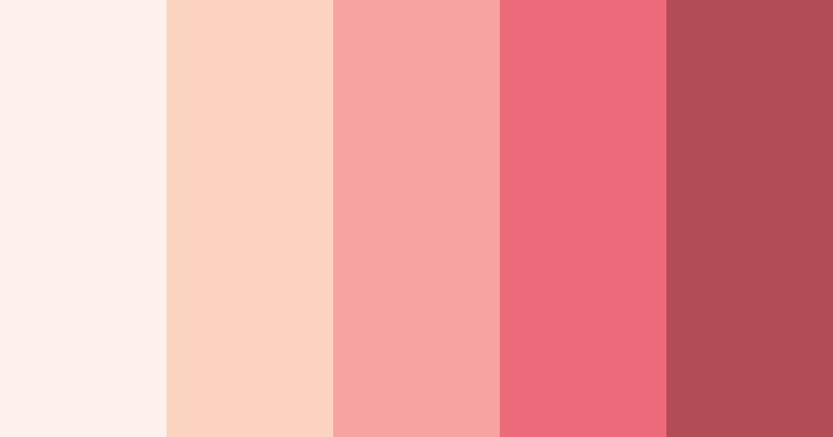 Download blushing garden color palette PNG image (landscape)