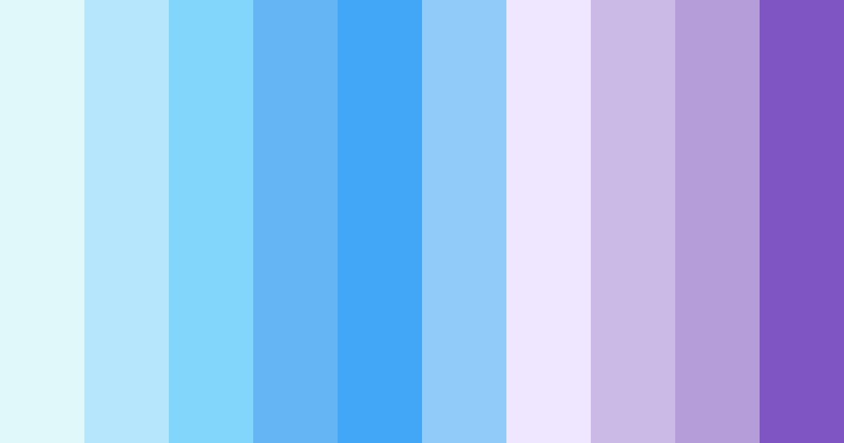 Light Blue Lavender Color Palette ColorDrop