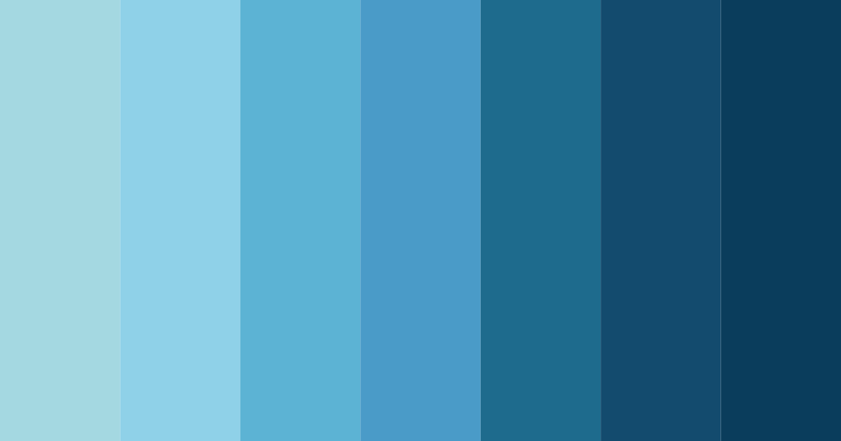 Download tidal tranquility color palette PNG image (landscape)