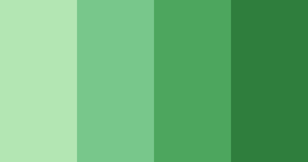 Download emerald embrace color palette PNG image (landscape)