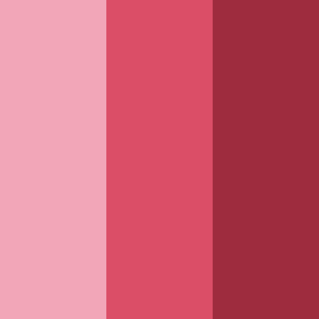 Download pink sunset color palette PNG image (square)